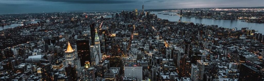 image of a capital city from above